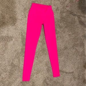 Alo Highwaist pink airbrush legging likenew sz XXS